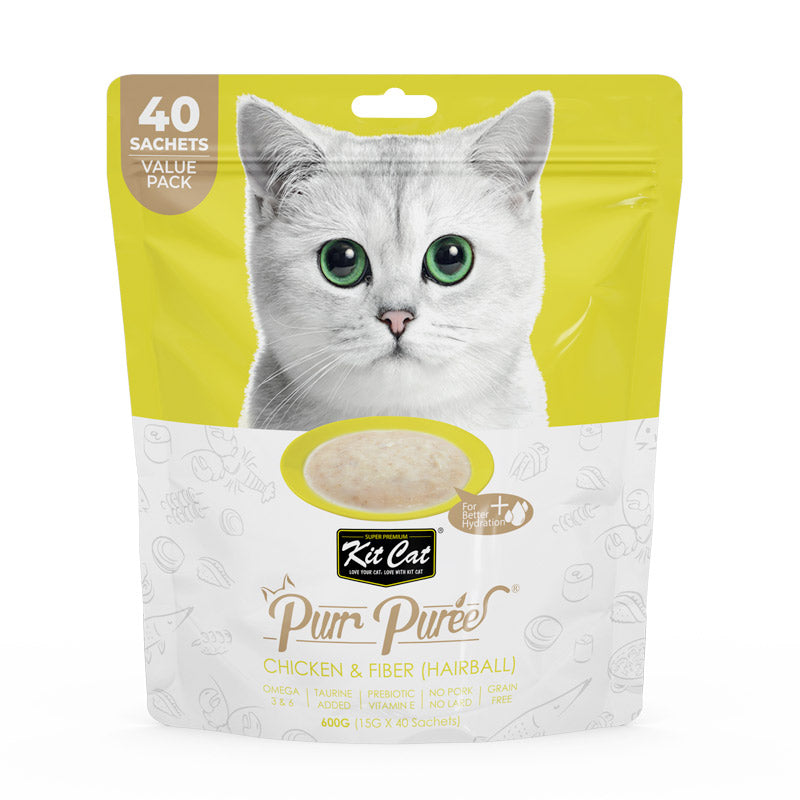 Kit Cat Purr Puree - Chicken-fiber