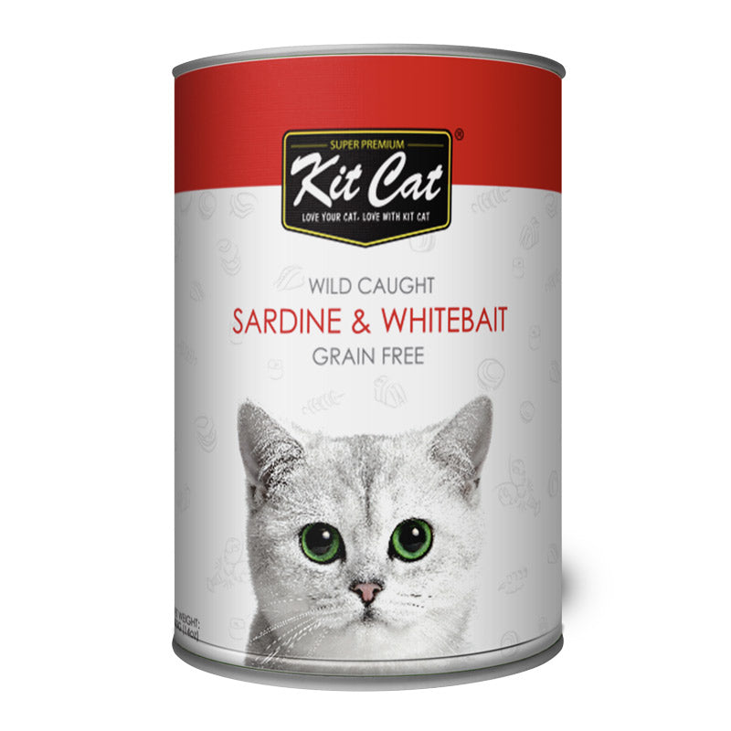 Kit Cat - Wild Caught Sardine & Whitebait 400grm