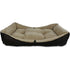 All for Paws - Lambswool Bolster Dog Bed - Brown