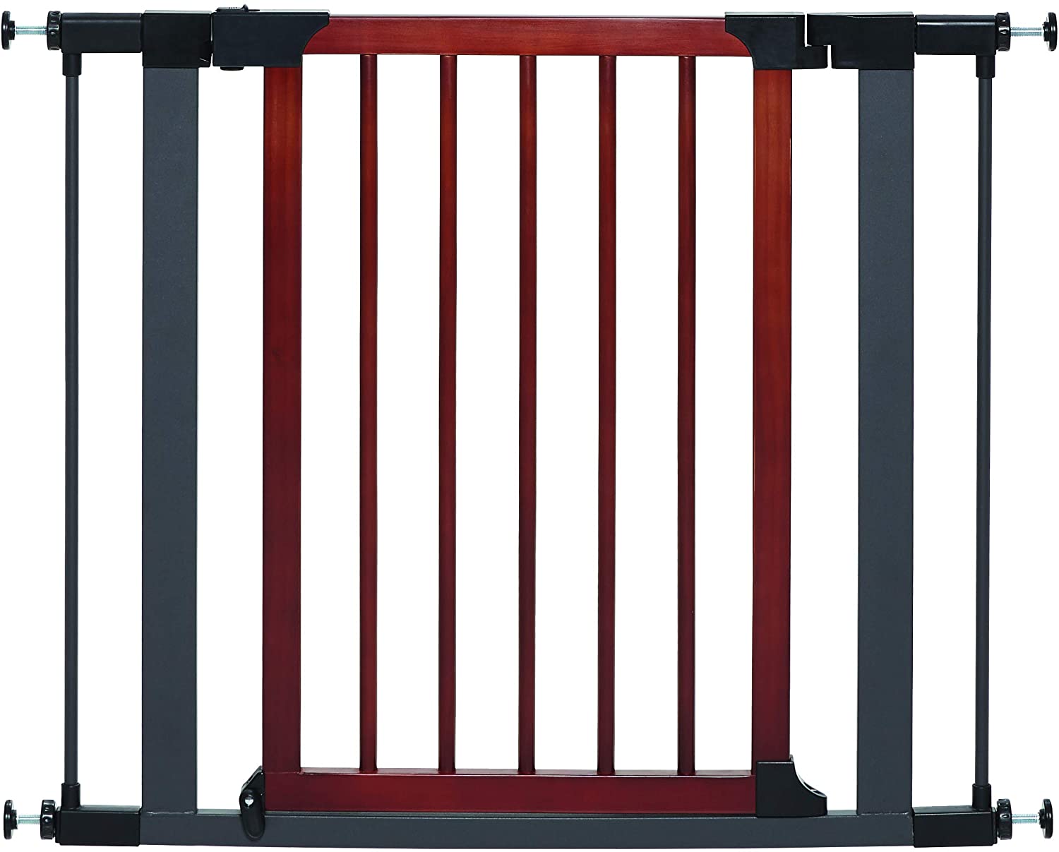 Midwest - Steel Pet Gate with Decorative Wood Door