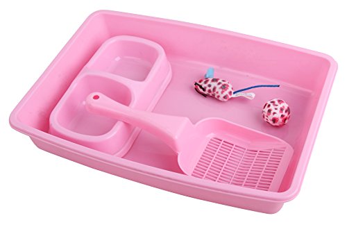 Pawise Kitty Startet Kit-Pink - Cat litter