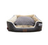 Catry - Pet Cushion Luxury Black & Beige White Beeding - Hy00554060-99 - 60 X 50 X 16Cm