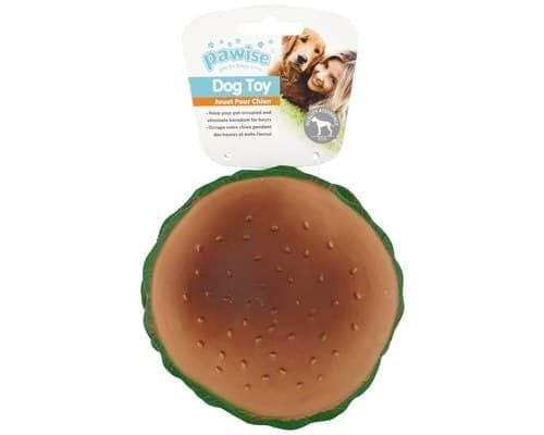Pawise Vinyl Hamburger Pet Toy | Dubai, UAE