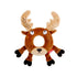 Plush Friendz Deer with Foam Rubber Ring and Squeaker