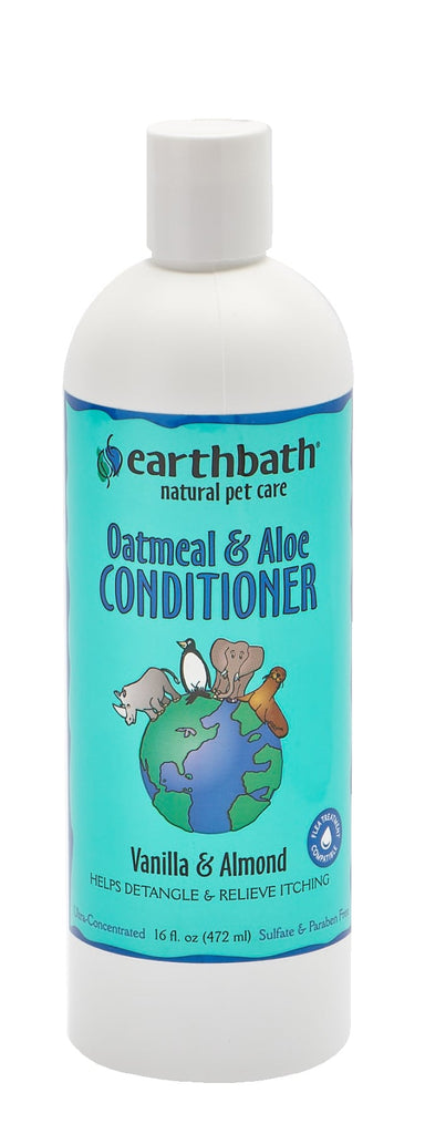 Earthbath Oatmeal & Aloe Conditioner, Fragrance Free 16oz