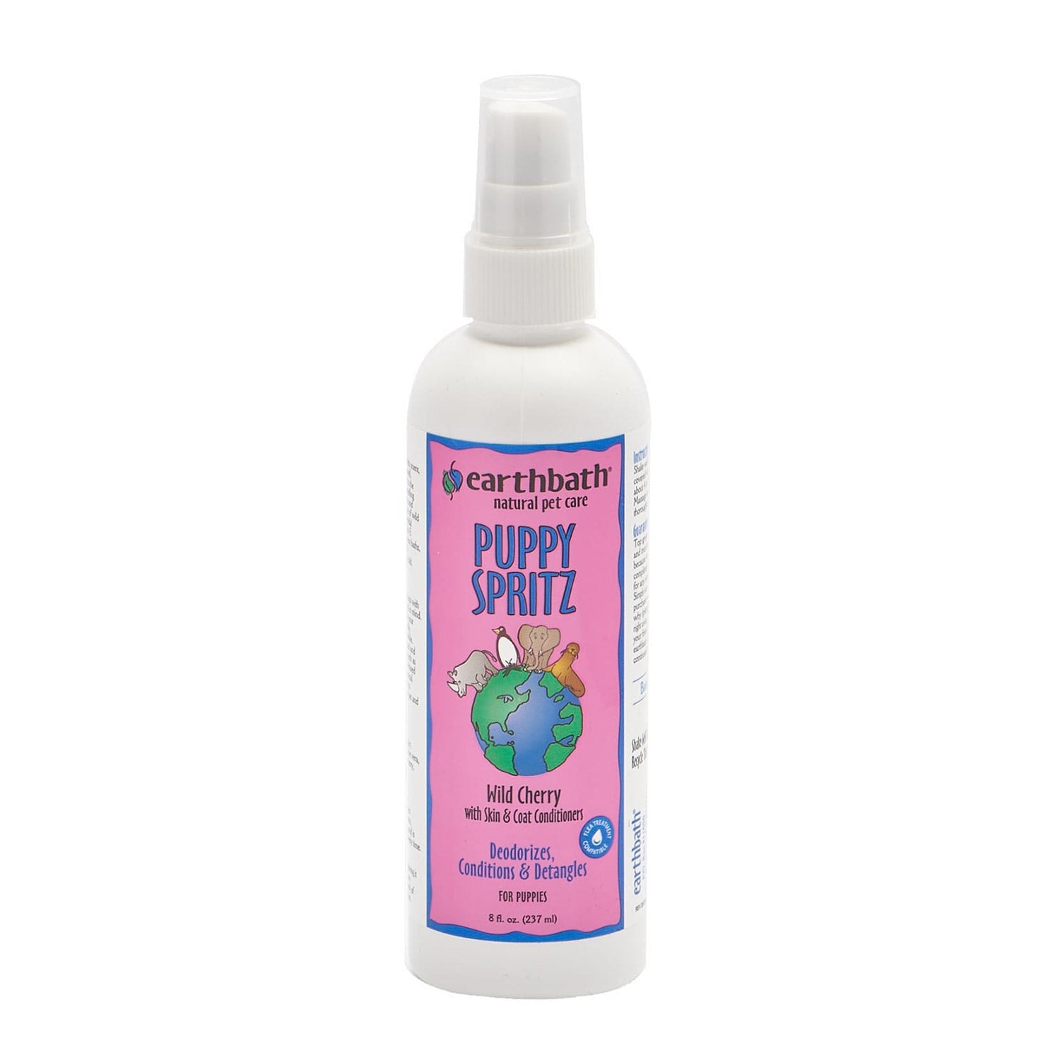 Earthbath Spritz Puppy Baby Fresh Cherry Essence 8oz Pump Spray