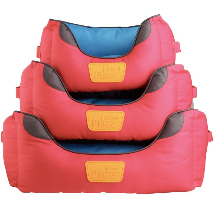 Gigwi - Place Soft Bed Tpr Red & Blue