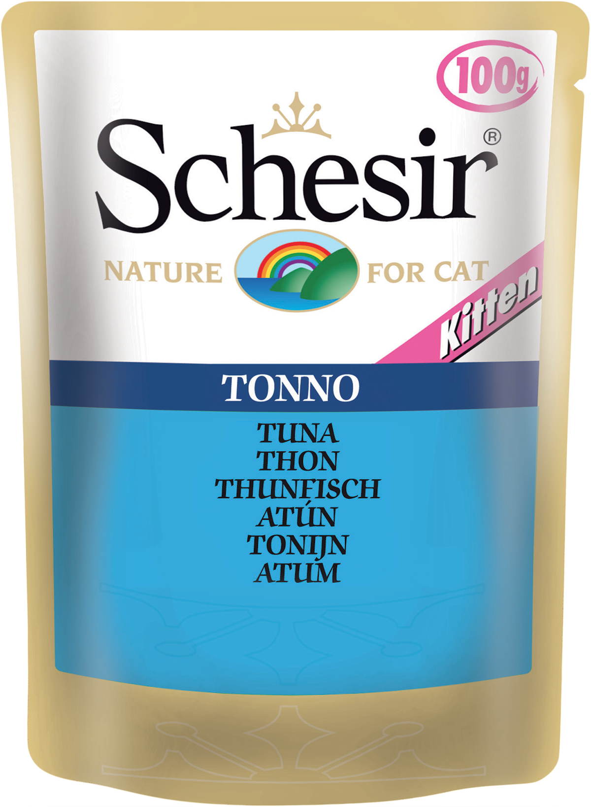 SCHESIR KITTEN POUCH TUNA 100GM