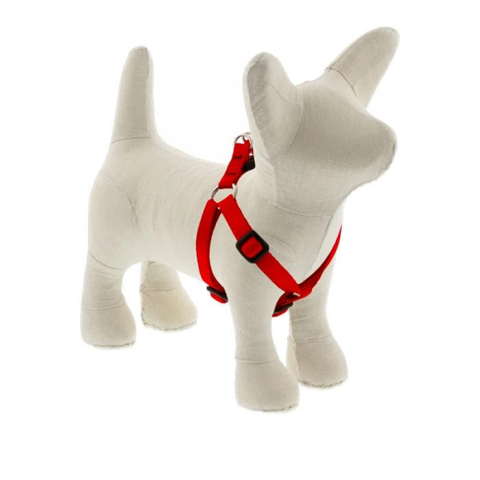 Dog Basics Step In Harness - Red