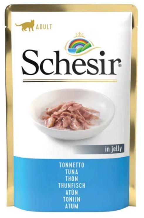 Schesir - Cat Pouch Jelly Tuna For Kitten 85Gm