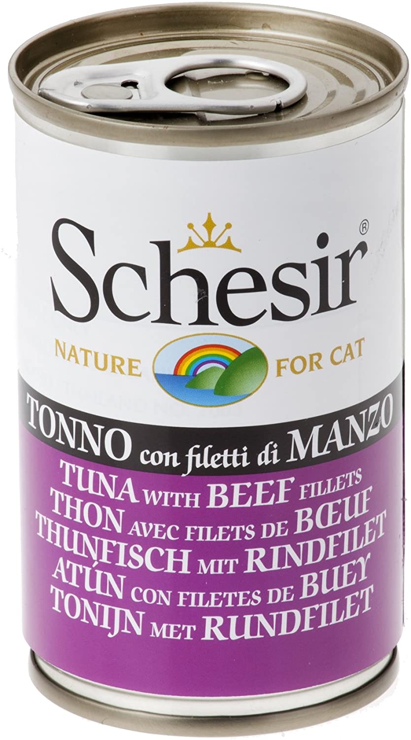 SCHESIR - CAT CAN TUNA/BEEF 140GM