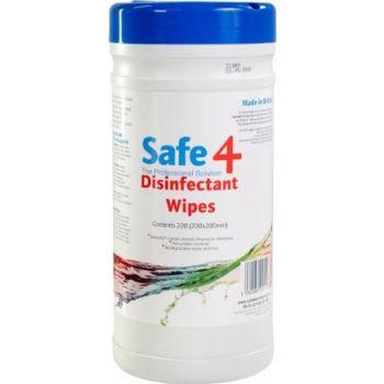 SAFE4 DISINFECTANT WIPES