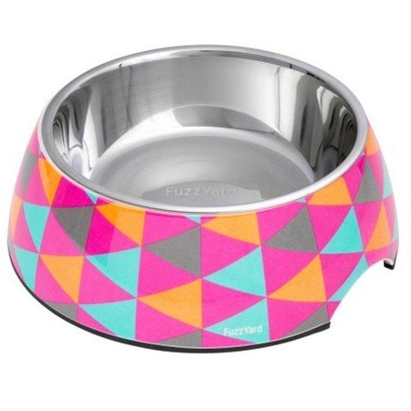 Fuzzyard Crush Melamine Dog Bowl, Medium