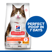 Hill’s Science Plan Perfect Digestion Adult 1+ Cat Food With Chicken & Brown Rice 1.5kg