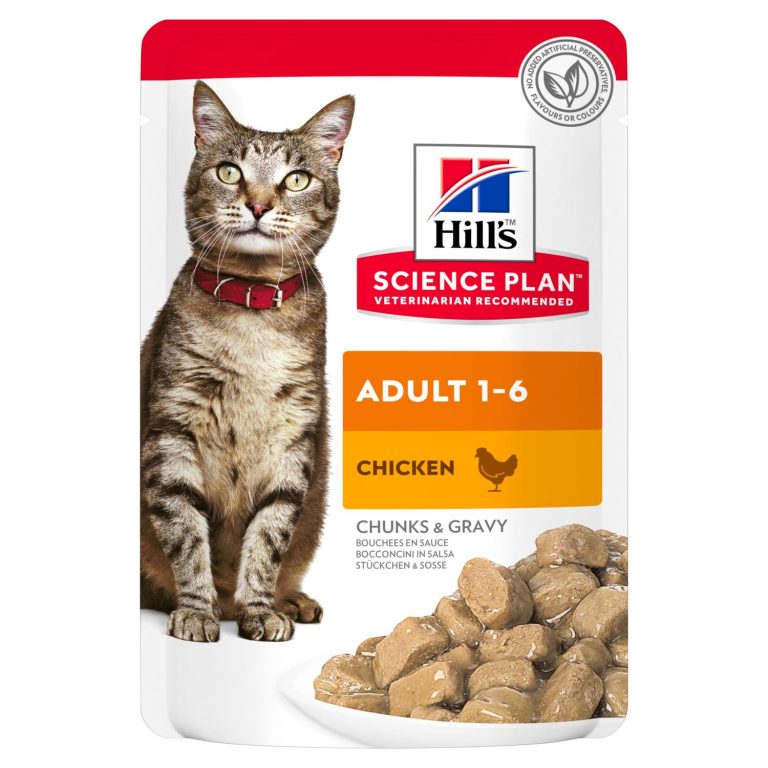 Hill’s Science Plan Adult Wet Cat Food Chicken Pouches