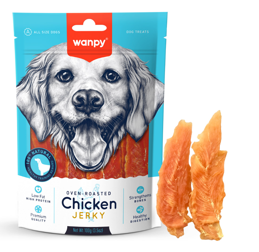 Wanpy - Chicken Jerky 100g