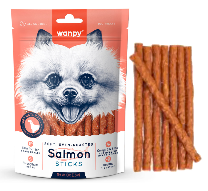 Wanpy - Salmon Sticks 100g