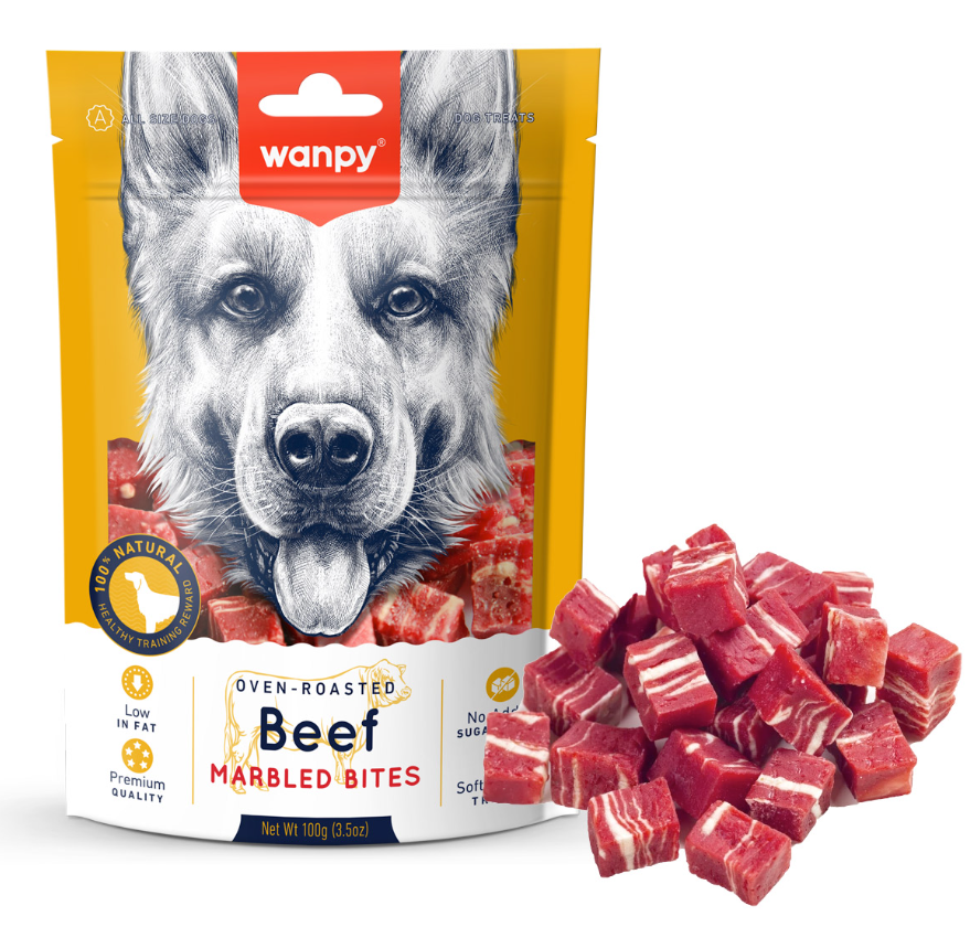 Wanpy - Beef Marbled Bites 100g