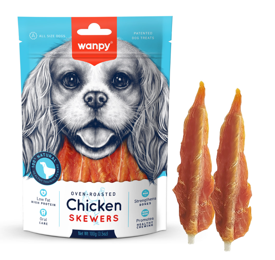 Wanpy - Chicken Skewers 100g