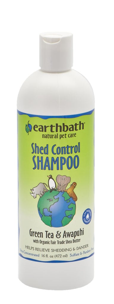 Earthbath Shed Control Shampoo Green Tea & Awaputhi 
