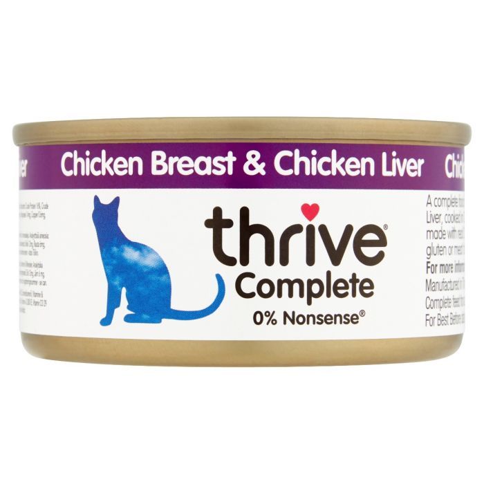 Thrive - Complete Cat Chicken & Liver Wet Food 75g