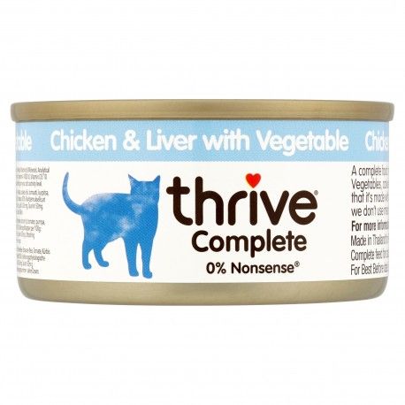 Thrive - Complete Cat Chicken & Liver w/ Veg Wet 75g