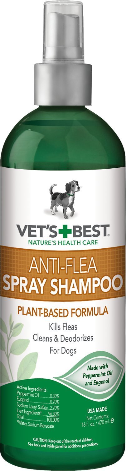 Vet's Best Natural Easy Spray Dog Shampoo - 16 oz