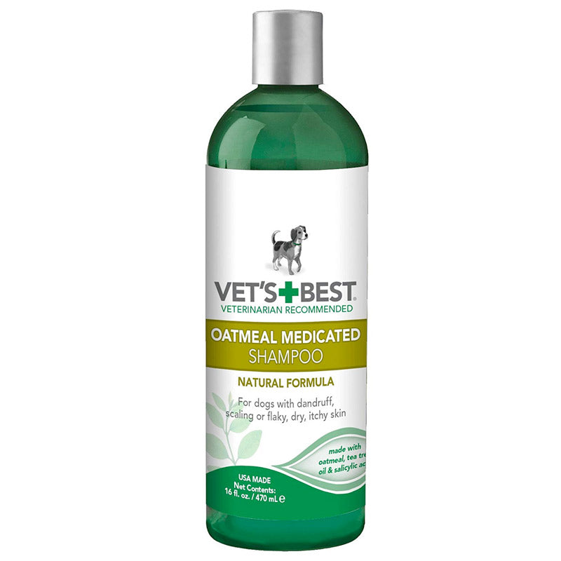 Vet's Best Oatmeal Medicated Dog Shampoo (16-oz)