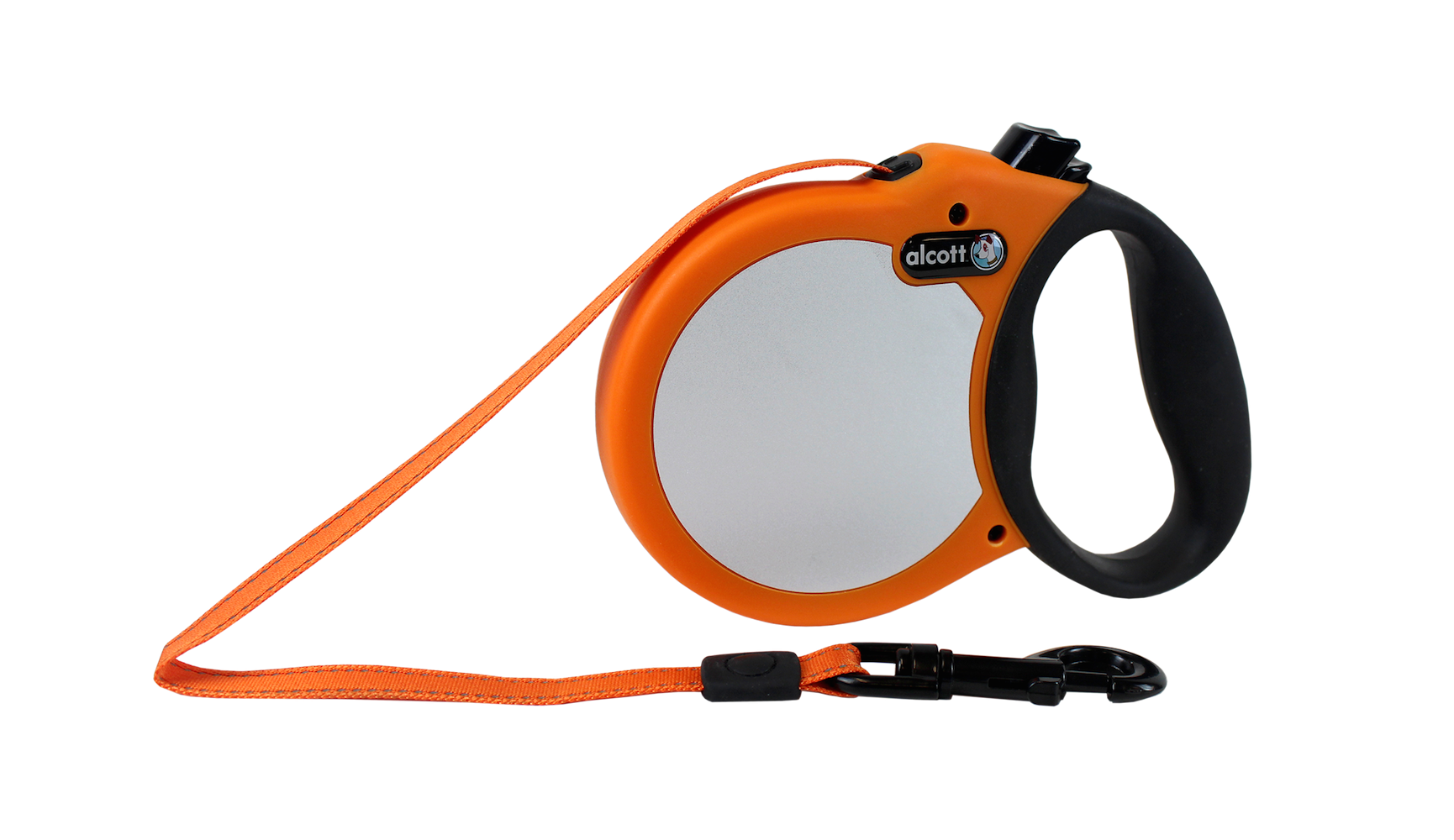 VISIBILITY RETRACTABLE LEASH 5 M -  NEON ORANGE