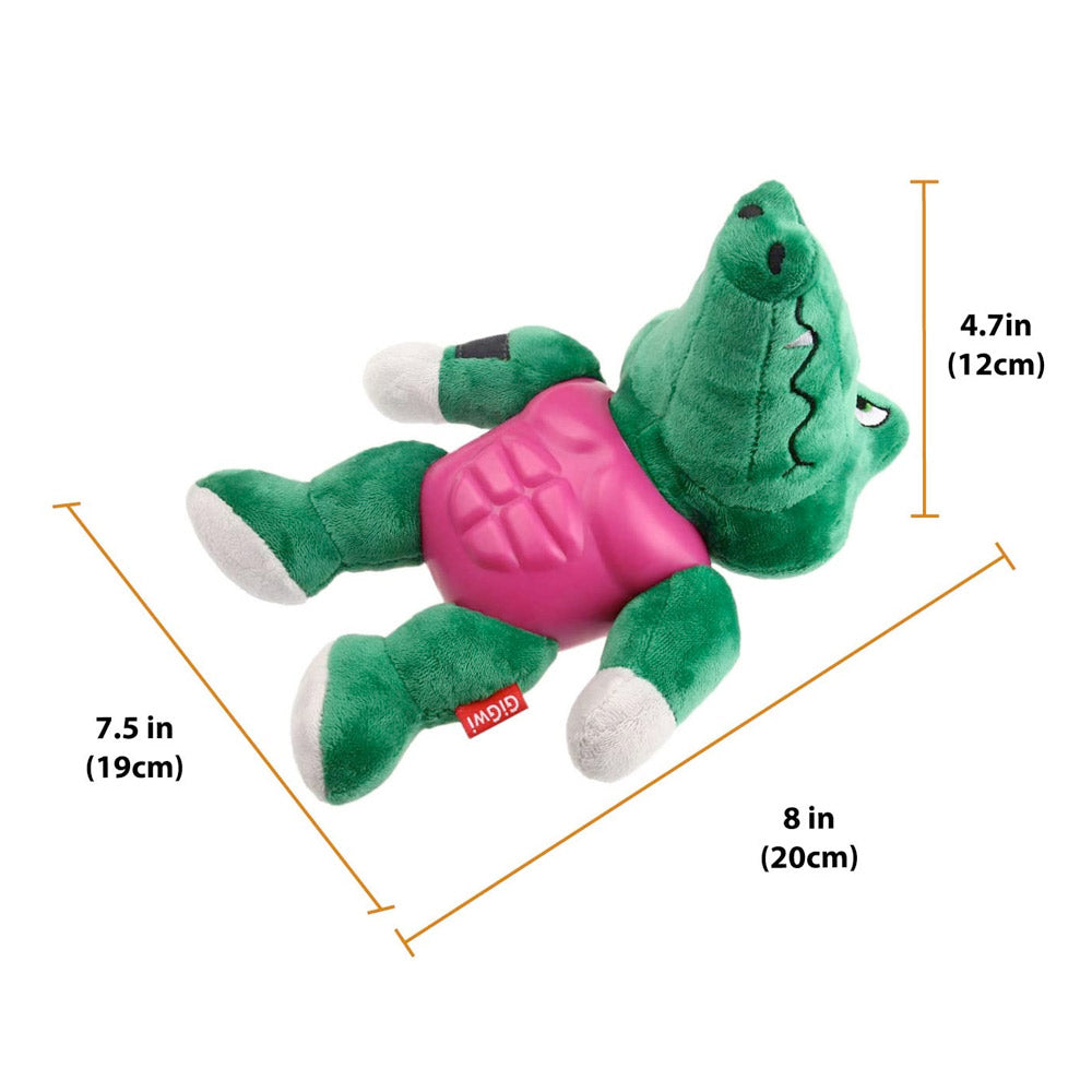 Im Hero Armor Alligator TPR / Plush with Squeaker Dog Toys
