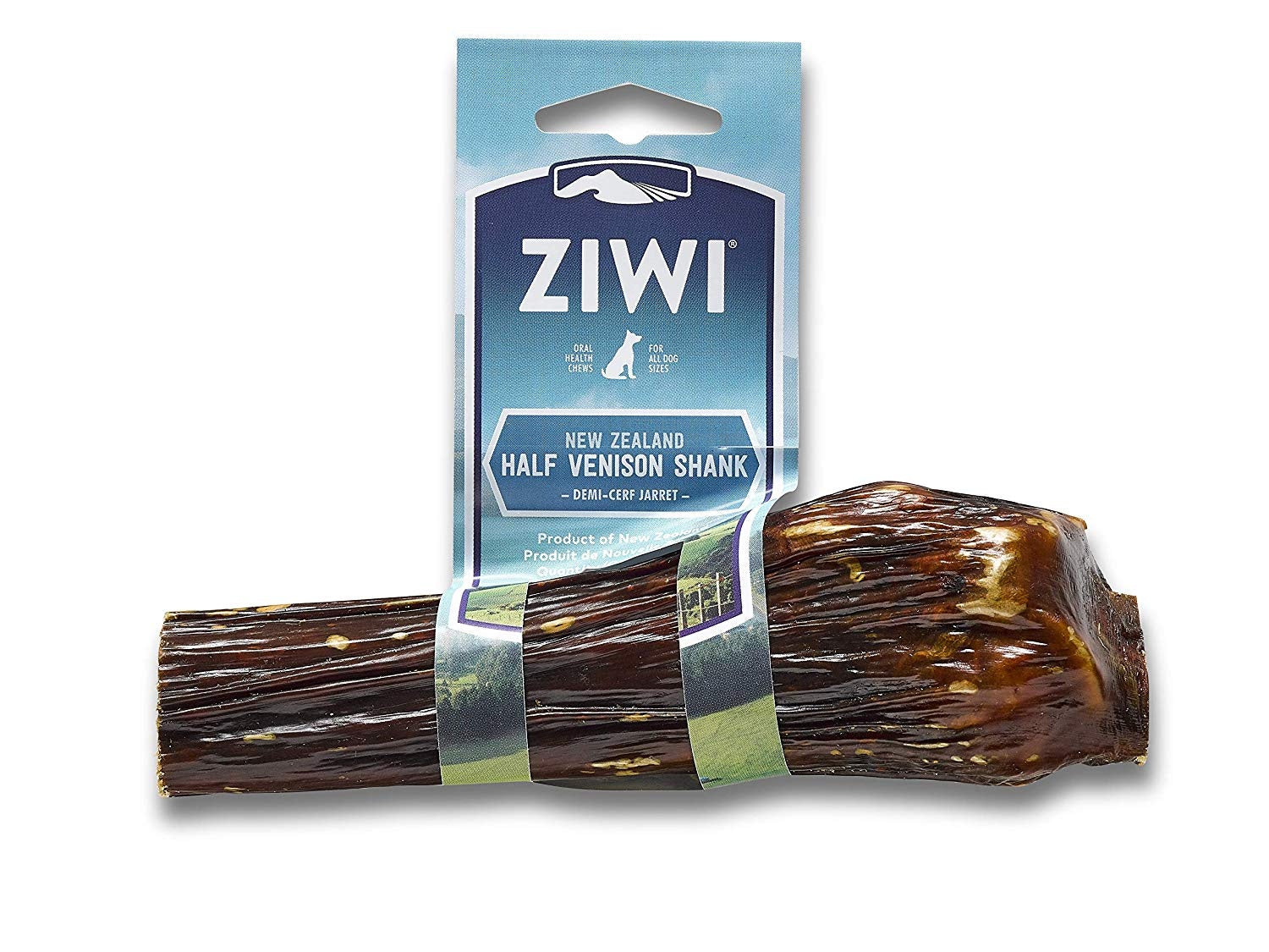 ZiwiPeak Deer Shank Bone -Half