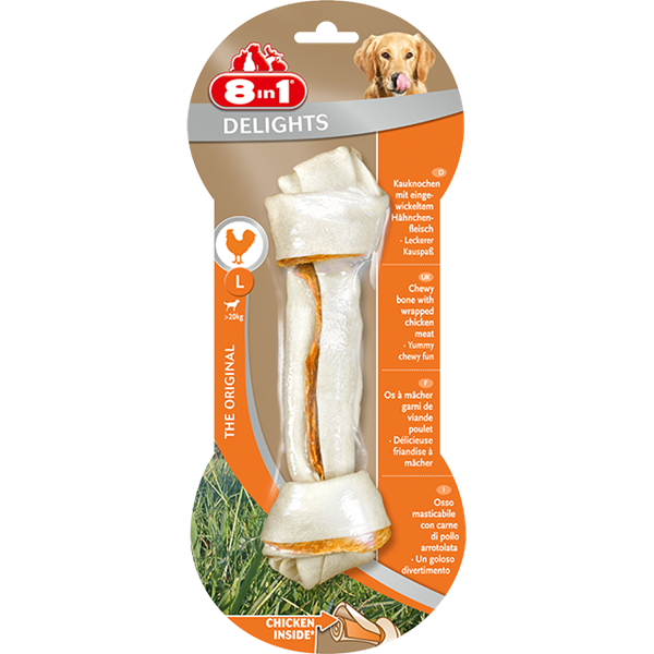 8in1 Delights Bone Chicken L - Dog Treats