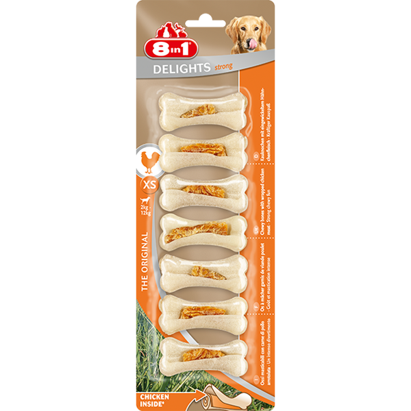 8in1 Delights Bones Strong XS