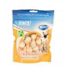 Duvo+ - CHICKEN KNOTTED BONES 100G