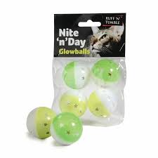 Sharples 'N' Grant Nite N Day Glowball Toy for Cat