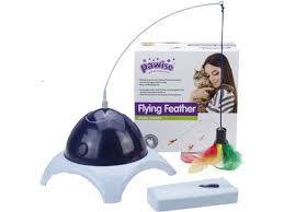 Pawise Cat Flying Feather With Remote Control