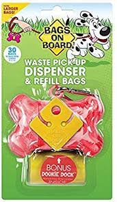 Bags on Board Dispenser Bone, Blue, 30 Bags