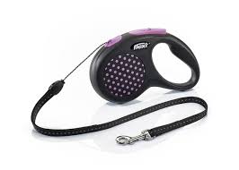 Flexi Design 5 m Cord Dog Leash - Small, Pink
