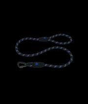 DOCO Reflective Rope Leash W/ soft Rubber Handle Ver.5 - Click & Lock Snap Ø8mm x 150cm-DCROPE5060S(BLUE)-(SMALL)