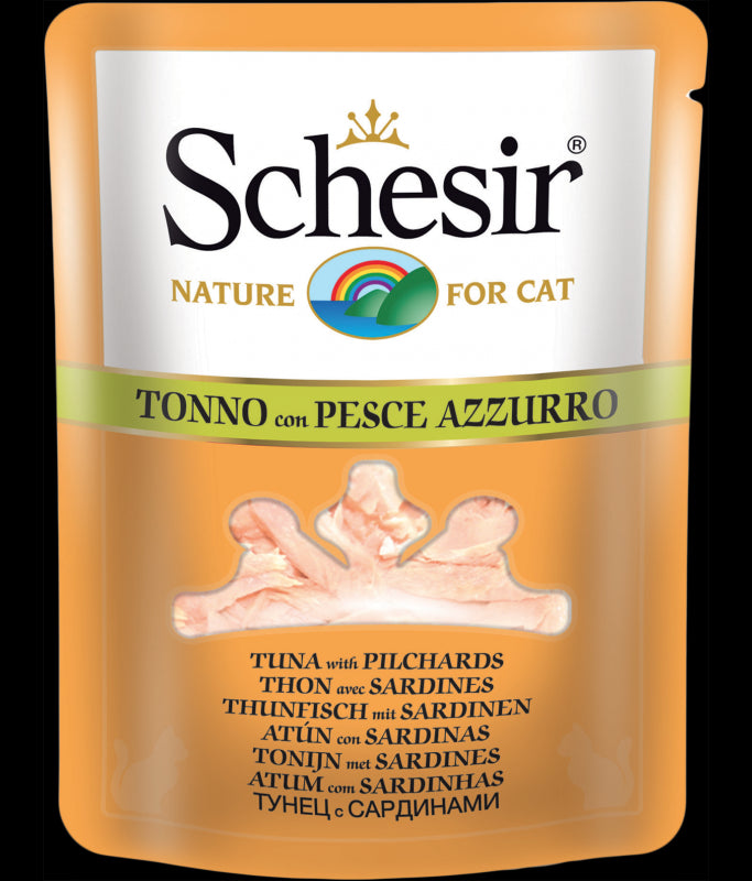 Schesir Cat Wet Food-Tuna With Sardines