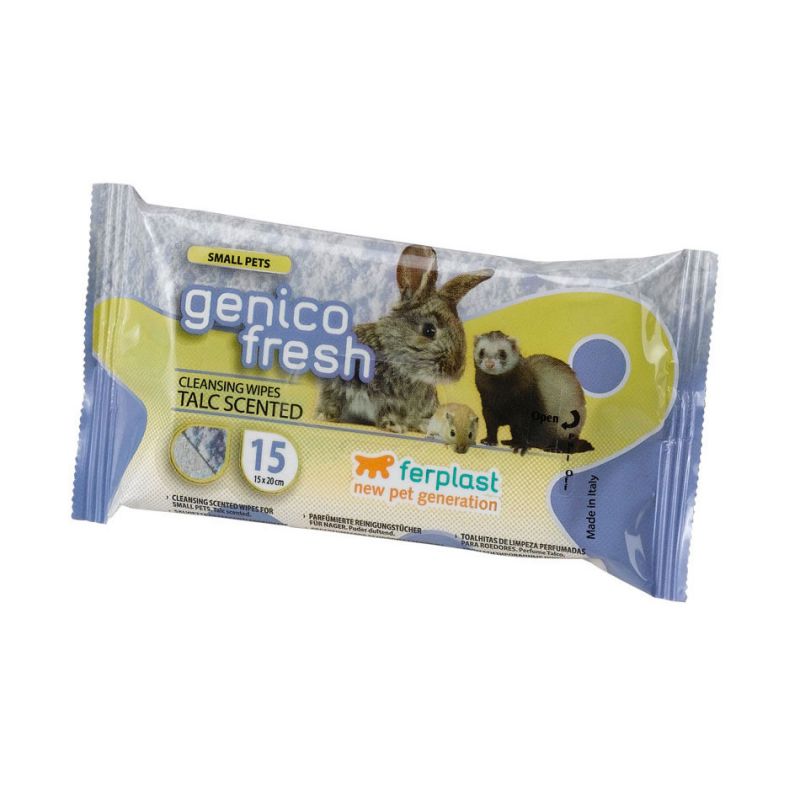 FERPLAST GENICO FRESH WIPES -RODENT TALC SCENTED