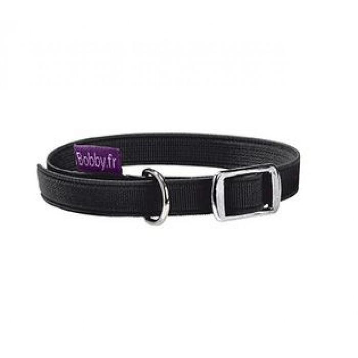 Duvo+Cat collar Uni Stretch 20-30cm/10mm - Black