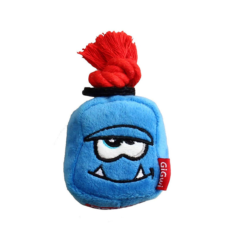 Monster Rope Squeaker Inside Small Plush/Rope