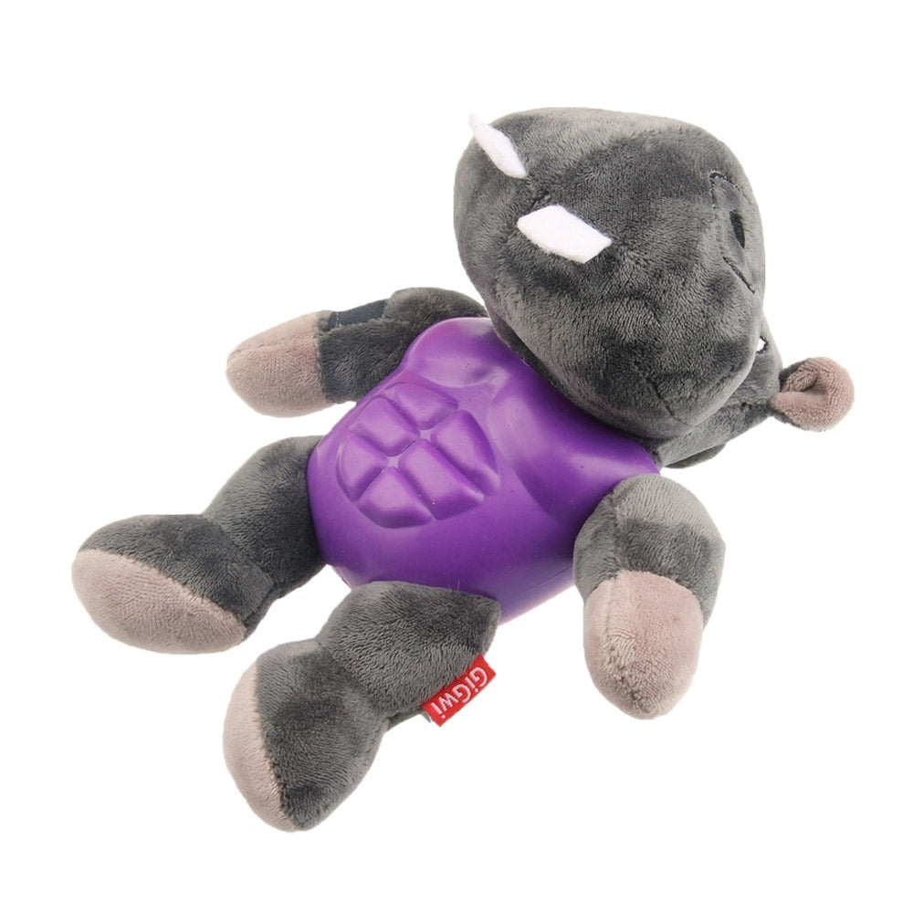 Im Hero Armor Hippo TPR Plush with Squeaker Dog Toy