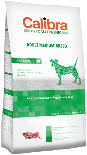 Calibra - Dog Hypoallergenic Adult Medium Breed / Lamb & Rice