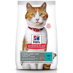 Hill’s Science Plan Sterilised Cat Young Adult Cat Food With Tuna (1.5kg)