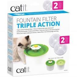 CATIT 2.0 TRIPLE ACTION FILTER - 2 PACK
