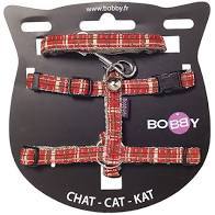 KILT CAT HARNESS & LEAD - BEIGE / XS