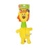 Lion Plush Dog toy with TPR Neck