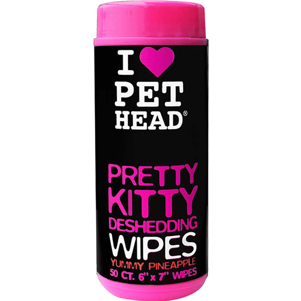 Pet Head TPHC4 Pretty Kitty Wipes 50pk Pineapple De Shed Wipes